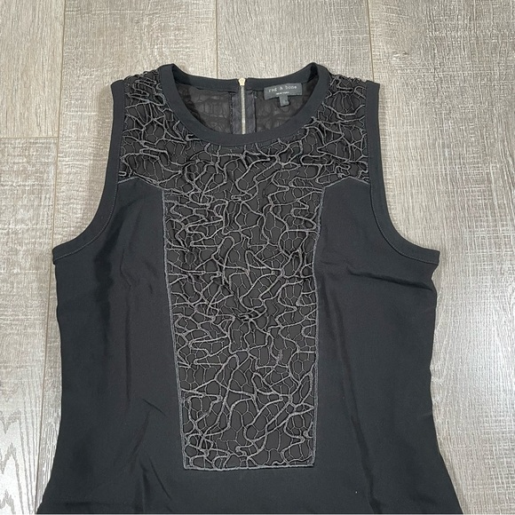 Rag & Bone Mijo Sleeveless Black Dress Size 8 - Picture 4 of 9